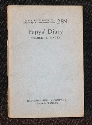 Imagen del vendedor de Pepy's Diary (Little Blue Book #289) a la venta por Nineveh & Tyre