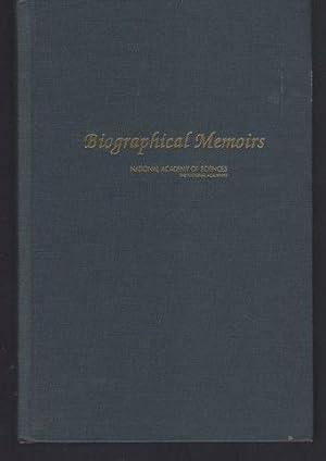 Seller image for Biographical Memoirs: Volume 83 for sale by Lavendier Books