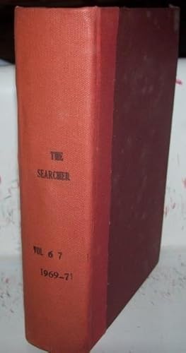 Bild des Verkufers fr The Searcher Volumes 6-8, 1969-1971, All Issues Bound Together zum Verkauf von Easy Chair Books