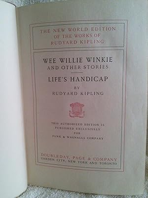Seller image for Wee Willie Winkie and Other Stories, and Life's Handicap for sale by Prairie Creek Books LLC.
