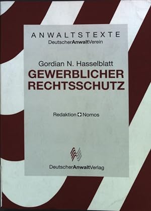Seller image for Gewerblicher Rechtsschutz; for sale by books4less (Versandantiquariat Petra Gros GmbH & Co. KG)