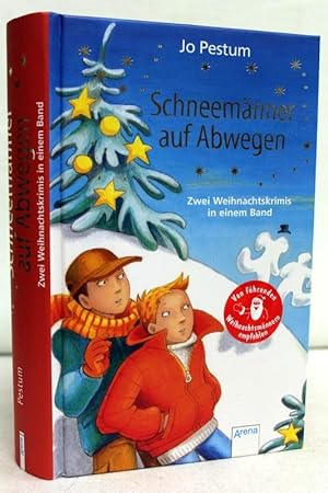 Bild des Verkufers fr Schneemnner auf Abwegen. Zwei Weihnachtskrimis in einem Band. Die gefhrlichen Schneemnner. Illustr. Lisa Althaus. Die geheimnisvollen Engel. Illustr. Birgit Schssow. zum Verkauf von Antiquariat Bler