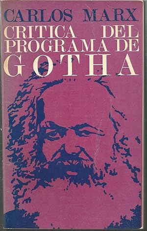 CRITICA DEL PROGRAMA DE GOTHA (colecc Orbe Monografías 2)