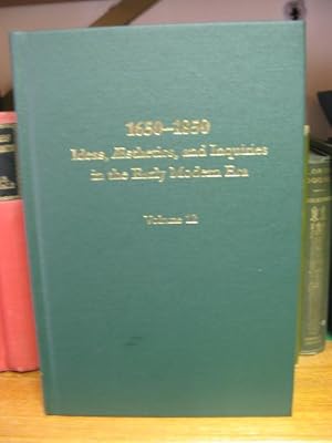 Bild des Verkufers fr 1650-1850: Ideas, Aesthetics and Inquiries in the Early Modern Era, Volume 12 zum Verkauf von PsychoBabel & Skoob Books