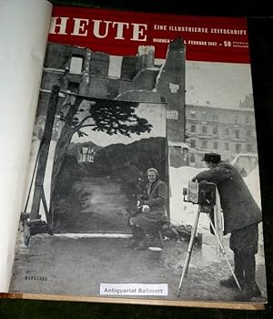 HEUTE - Eine illustrierte Zeitschrift: Nr. 29-49 (ohne Nr. 33 u.34) plus Weihnachtsnummer 1947. [...