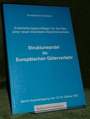 Strukturwandel im europäischen Güterverkehr: Entscheidungsgrundlagen für den Bau einer neuen Eise...