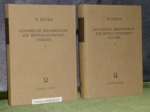 Gesammelte Abhandlungen zur mittellateinischen Rythmik. Band I und II [ von insg. 3]. 2 Bücher.