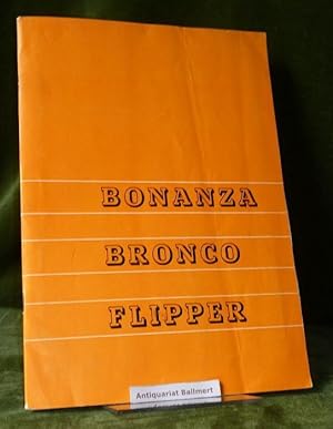 Imagen del vendedor de Bonanza - Bronco - Flipper (orangerotes Album) Sammelbilderalbum. a la venta por Antiquariat Ballmert