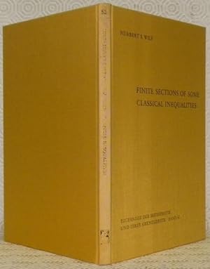 Bild des Verkufers fr Finite Sections of Some Classical Inequalities. zum Verkauf von Bouquinerie du Varis