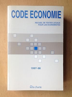 Image du vendeur pour Code conomie. Recueil de textes lgaux pour les conomistes. 1997-98 mis en vente par Les bouquins d'Alain