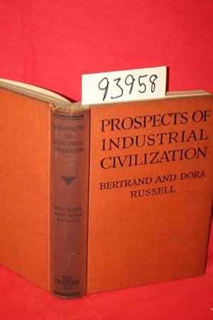 Image du vendeur pour The Prospects of Industrial Civilization mis en vente par Princeton Antiques Bookshop