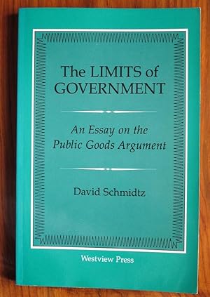 Immagine del venditore per The Limits of Government: An Essay on the Public Goods Argument venduto da C L Hawley (PBFA)