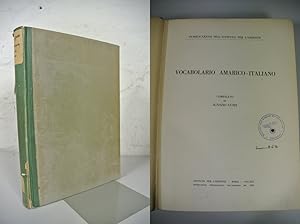 Bild des Verkufers fr Vocabolario Amarico - Italiano. Compilato da Ignazio Guidi. zum Verkauf von Antiquariat Bookfarm