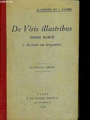 Bild des Verkufers fr DE VIRIS ILLUSTRIBUS - URBIS ROMAE - A ROMULO AD AUGUSTUM - DIX HUITIEME EDITION - OUVRAGE EN LATIN zum Verkauf von Le-Livre