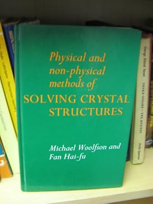 Bild des Verkufers fr Physical and Non-physical Methods of Solving Crystal Structures zum Verkauf von PsychoBabel & Skoob Books