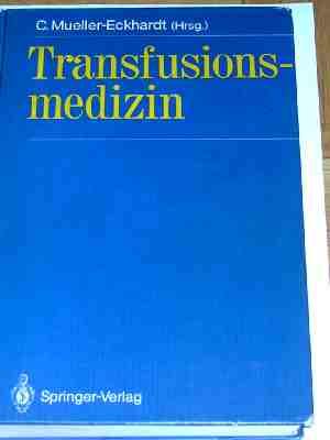 Bild des Verkufers fr Transfusionsmedizin zum Verkauf von Verlag Robert Richter