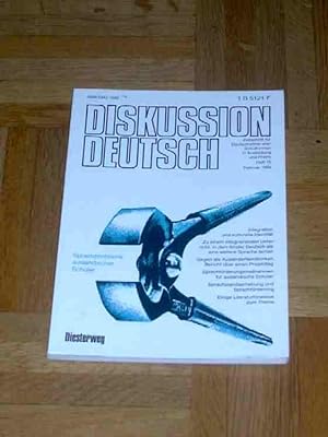 Bild des Verkufers fr Diskussion Deutsch, Heft 75, Februar 1984 zum Verkauf von Verlag Robert Richter