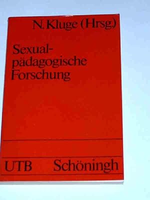 Seller image for Sexualpdagogische Forschung for sale by Verlag Robert Richter