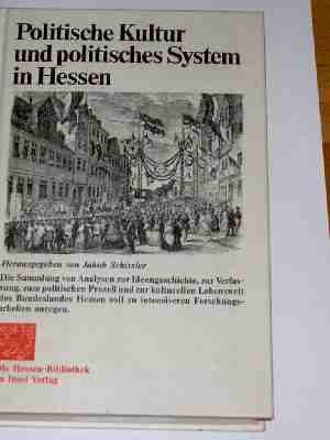 Seller image for Politische Kultur und politisches System in Hessen for sale by Verlag Robert Richter