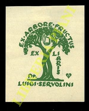 Seller image for Un foglietto xilografio per Luigi Servolini, stampato in verde. for sale by Libreria Piani