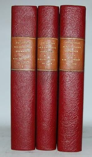 Catalogue des ouvrages normands de la bibliothèque municipale de Caen, par Gaston Lavalley.