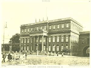 Berlin, Palais Kaiser Friedrich III: Kupferätzung von Bruno Fischer.