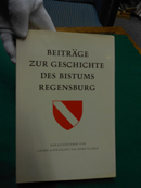 Bild des Verkufers fr Beitrge zur Geschichte des Bistums Regensburg. Band 1. zum Verkauf von Galerie  Antiquariat Schlegl