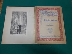 Bild des Verkufers fr Allerlei Grten. 5 Zeichnungen und 1 Titelblatt. Bildermappen frs deutsche Haus. Nr. IV. zum Verkauf von Galerie  Antiquariat Schlegl