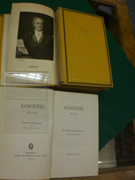 Seller image for Goethe Werke<. [6 Bde.] Ausgewhlt und herausgegeben, sowie mit einer Einleitung versehen von Hugo Bieber. for sale by Galerie  Antiquariat Schlegl