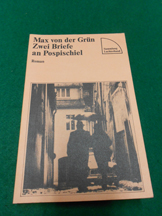 Imagen del vendedor de Zwei Briefe an Pospischiel. Roman. Aus der Reihe: Sammlung Luchterhand Band 155. a la venta por Galerie  Antiquariat Schlegl