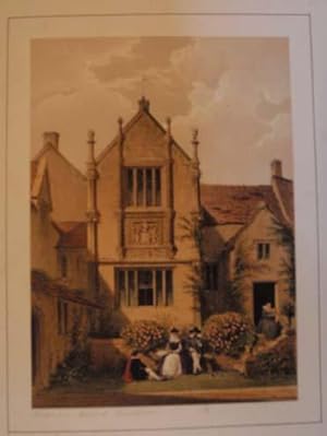 A Fine Original Hand Coloured Lithograph Illustration of Binghams Melcombe in Dorsetshire from Th...
