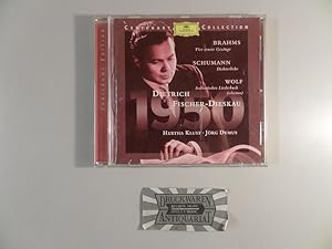 Immagine del venditore per Centenary Collection 1950 : Dietrich Fischer-Dieskau [CD]. Brahms, 4 ernste Gesnge / Schumann, Dichterliebe / Wolf, Italienisches Liederbuch. venduto da Druckwaren Antiquariat