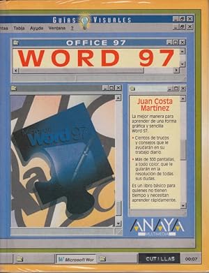 Imagen del vendedor de GUA VISUAL DE WORD 97 a la venta por Librera Vobiscum