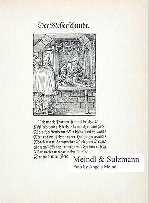 Seller image for Faksimiledruck aus Jost Amman "Stnde und Handwerker" aus dem Jahr 1896 (nach der Originalausgabe 1568). for sale by Antiquariat MEINDL & SULZMANN OG
