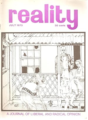 Image du vendeur pour Reality - A Journal of Liberal Opinion July 1973 mis en vente par Snookerybooks