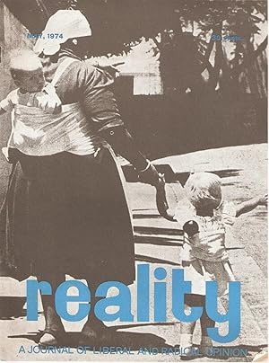 Image du vendeur pour Reality - A Journal of Liberal Opinion May 1974 mis en vente par Snookerybooks