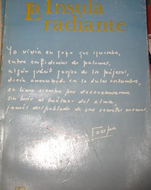 Bild des Verkufers fr La nsula radiante. Poemas zum Verkauf von Librera Monte Sarmiento