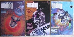 Image du vendeur pour Analog Science Fiction - Science Fact, October, November & December 1975, featuring "Star Probe" (in three parts) by Joseph Green + Unnatural Causes, Anniversary Project, Nuisance Value, Sierra Maestra, Home is the Hangman, A Voice is Heard in Ramah +++ mis en vente par Nessa Books