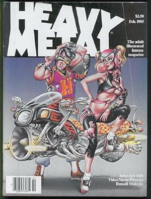 Seller image for HEAVY METAL Feb 1985: The Adult Illustrated Fantasy Magazine from the People Who Bring You the National Lampoon for sale by Inga's Original Choices