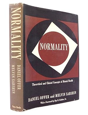 Seller image for NORMALITY: Theoretical and Clinical Concepts of Mental Health for sale by The Parnassus BookShop