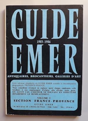 Image du vendeur pour Guide Emer, 1985-1986: France-Province Vol 2 mis en vente par ACCESSbooks