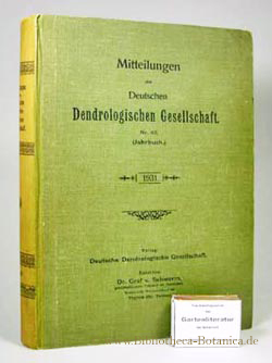 Imagen del vendedor de Mitteilungen der Deutschen Dendrologischen Gesellschaft Nr. 43. (Jahrbuch.). a la venta por Bibliotheca Botanica