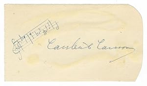 Immagine del venditore per Autograph musical quotation signed in full venduto da J & J LUBRANO MUSIC ANTIQUARIANS LLC