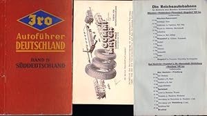 IRO Autoführer Deutschland. Band IV: Süddeutschland. 2. und 3. Teil. Strecken- u. Ortsbeschreibun...