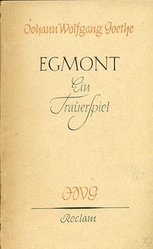 Immagine del venditore per Egmont. Ein Trauerspiel. venduto da Online-Buchversand  Die Eule