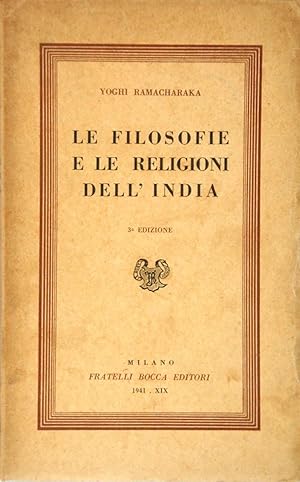 Imagen del vendedor de Le filosofie e le religioni dell'India a la venta por FABRISLIBRIS