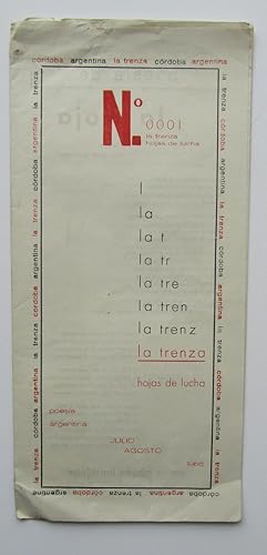 Seller image for La Trenza, Hojas de Lucha, No.0001 for sale by William Allen Word & Image