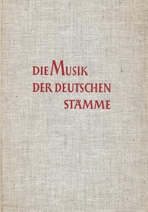 Image du vendeur pour Die Musik der deutschen Stmme. mis en vente par Antiquariat Bernhardt