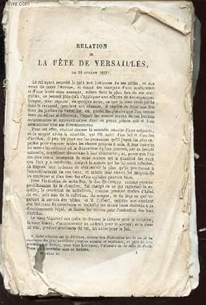 Bild des Verkufers fr RELATION DE LA FETE DE VERSAILLES DU 18 JUILLET 1668. MONSIEUR DE POURCEAUGNAC : COMEDIE-BALLET EN TROIS ACTES. zum Verkauf von Le-Livre