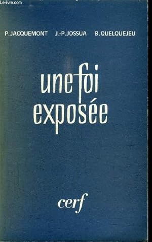 Imagen del vendedor de UNE FOI EXPOSEE a la venta por Le-Livre